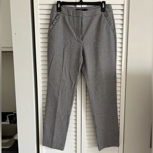 Zara Basic Collection checkered straight-leg dress pants